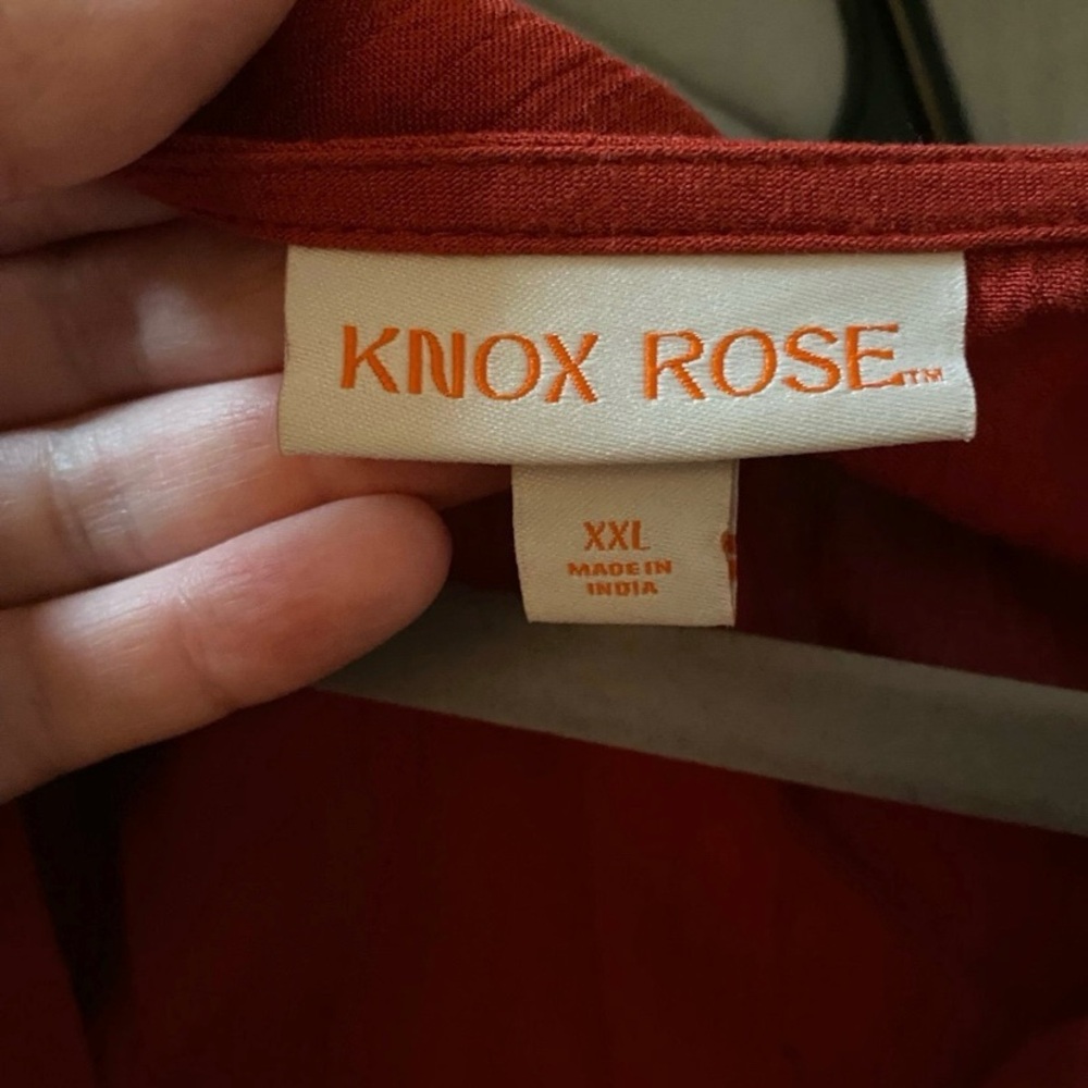 Knox Rose Floral Orange Bohemian Maxi Dress - Picture 2 of 8